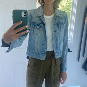 Levi's Cropped Denim Jean Jacket